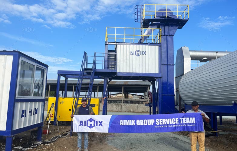 ALYT100 Planta Asfáltica Móvil en Ecuador